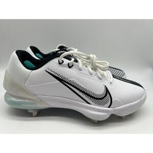 Nike Men's Force Zoom Trout 7 Pro Baseball Cleats CQ7224-101 White Black 8.5 NEW